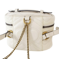 Gucci Marmont Bag in Pelle in Bianco