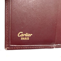 Cartier Bag/Purse Leather in Bordeaux