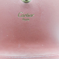 Cartier Tasje/Portemonnee Leer in Bordeaux