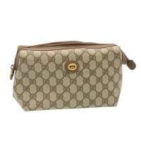 Gucci Clutch Bag Canvas in Beige