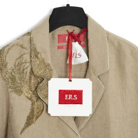 F.R.S. For Restless Sleepers Jacke/Mantel aus Leinen in Beige
