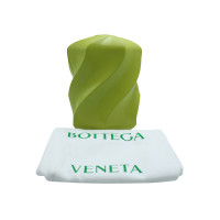 Bottega Veneta Clutch aus Leder in Grün
