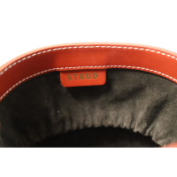 Staud Handbag Leather in Red