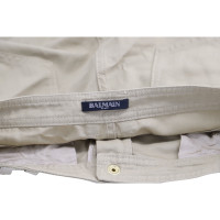 Balmain Shorts aus Baumwolle in Beige