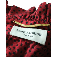 Saint Laurent Top Silk in Red