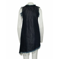 Marques'almeida Dress Cotton in Blue