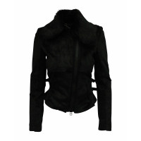Armani Exchange Jacket/Coat Fur in Black