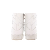 Zadig & Voltaire Sneaker in Pelle in Bianco