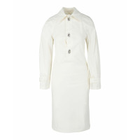 Bottega Veneta Kleid aus Baumwolle in Weiß
