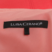 Luisa Cerano Korallrotes jurk