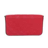 Louis Vuitton Pochette Félicie Empreinte Leather in Red
