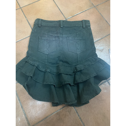 Patrizia Pepe Skirt Cotton in Olive