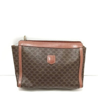 Céline Clutch Bag Leather in Brown