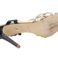 Diane Von Furstenberg Sandals Leather in Beige