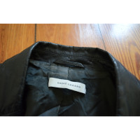 René Lezard Jacket/Coat Leather in Black