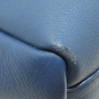Balenciaga Tote Bag aus Leder in Blau