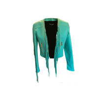 Balmain Jacket/Coat in Turquoise