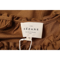 Sézane Top en Viscose en Ocre