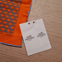 Hermès Gavroche en Soie en Orange