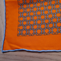 Hermès Gavroche aus Seide in Orange