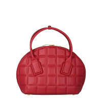 Bottega Veneta Padded BV Swoop in Pelle in Viola