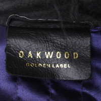 Oakwood Lamb fur jacket in petrol