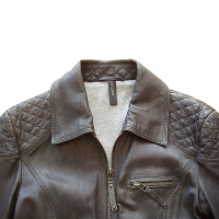 Marc Cain Leather jacket lamb nappa
