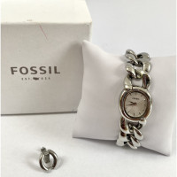 Fossil Watch in Silvery