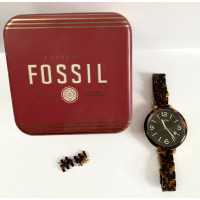 Fossil Armbanduhr in Braun