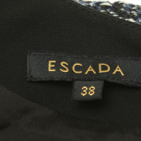 Escada Kleed je in zwart met patroon