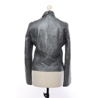 Ikks Jacket/Coat Leather in Grey
