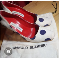 Manolo Blahnik Pumps/Peeptoes en Coton