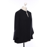 Hermès Oberteil aus Seide in Schwarz