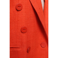 Hermès Blazer aus Seide in Orange