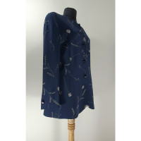 Akris Blazer Zijde in Blauw