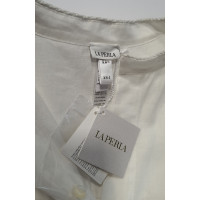 La Perla Top Linen in White