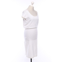 Jil Sander Kleid aus Jersey in Weiß