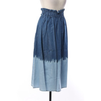 Twinset Milano Skirt Cotton in Blue