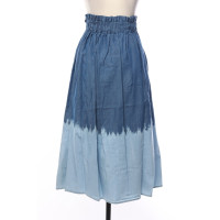 Twinset Milano Skirt Cotton in Blue