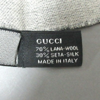 Gucci Scarf/Shawl Silk in Grey
