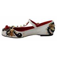 Dolce & Gabbana Slippers/Ballerina's in Wit