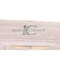 Luisa Cerano Paire de Pantalon en Crème