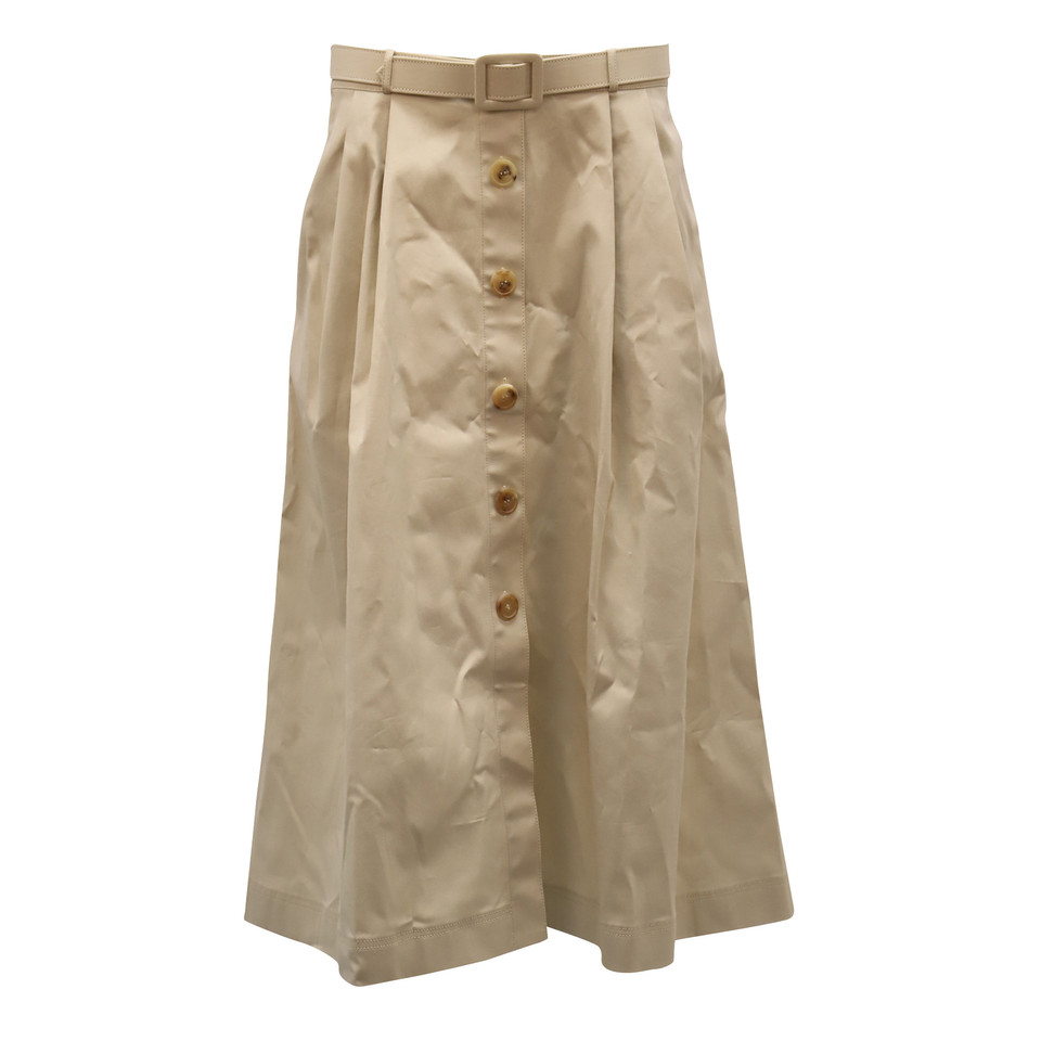 Carolina Herrera Skirt Cotton in Beige