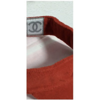 Chanel Cappello/Berretto in Cotone in Rosso