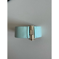 Chanel Bracelet/Wristband Leather in Turquoise