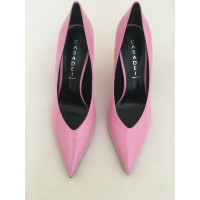 Casadei Pumps/Peeptoes Leather in Pink