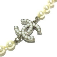 Chanel Kette aus Perlen in Silbern