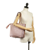 Chloé Tote bag Leer in Roze