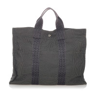 Hermès Herline aus Canvas in Grau