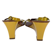Louis Vuitton Sandals Leather in Yellow